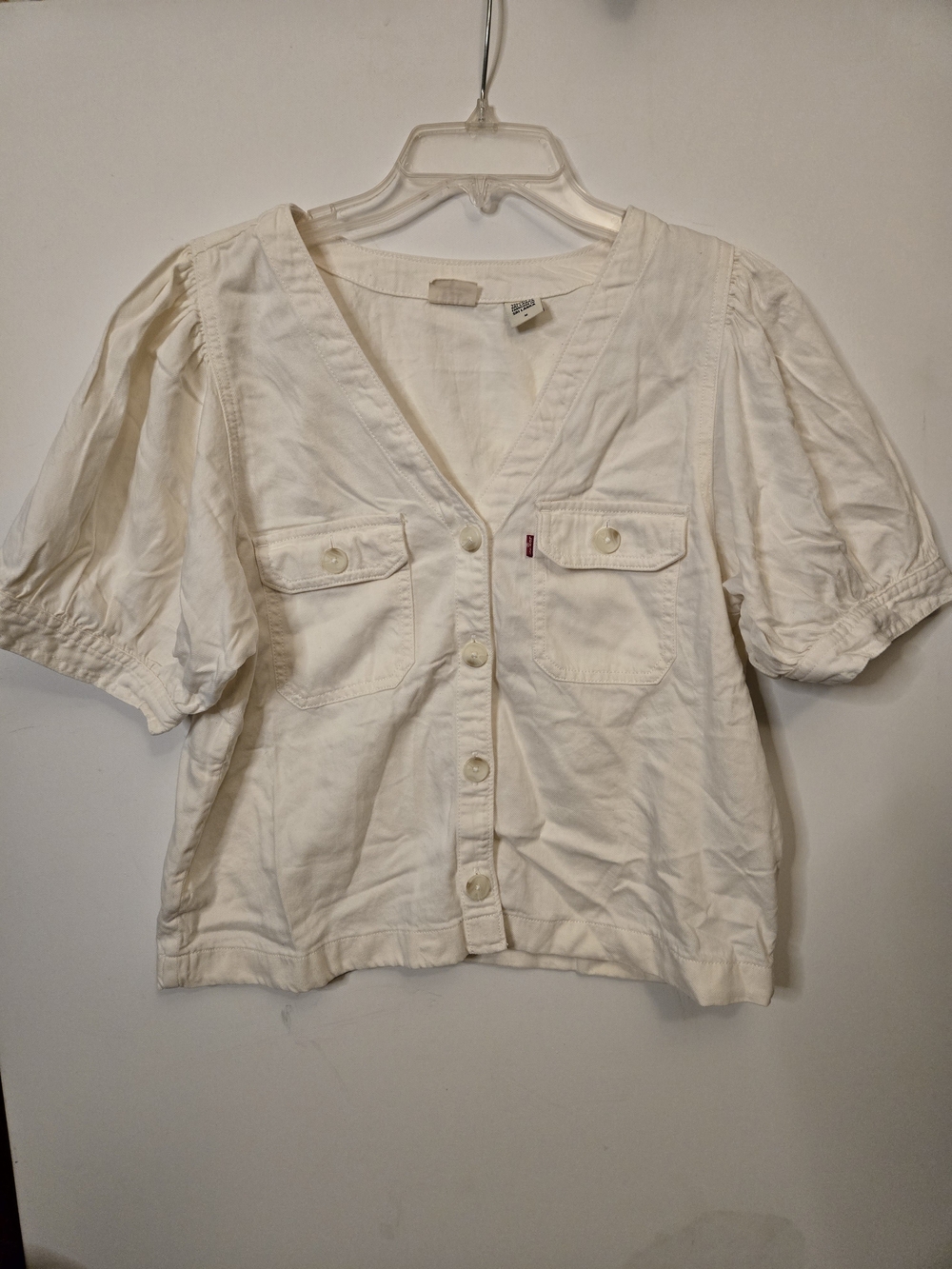 Levi's Button-Front Shirt with Tag Detail